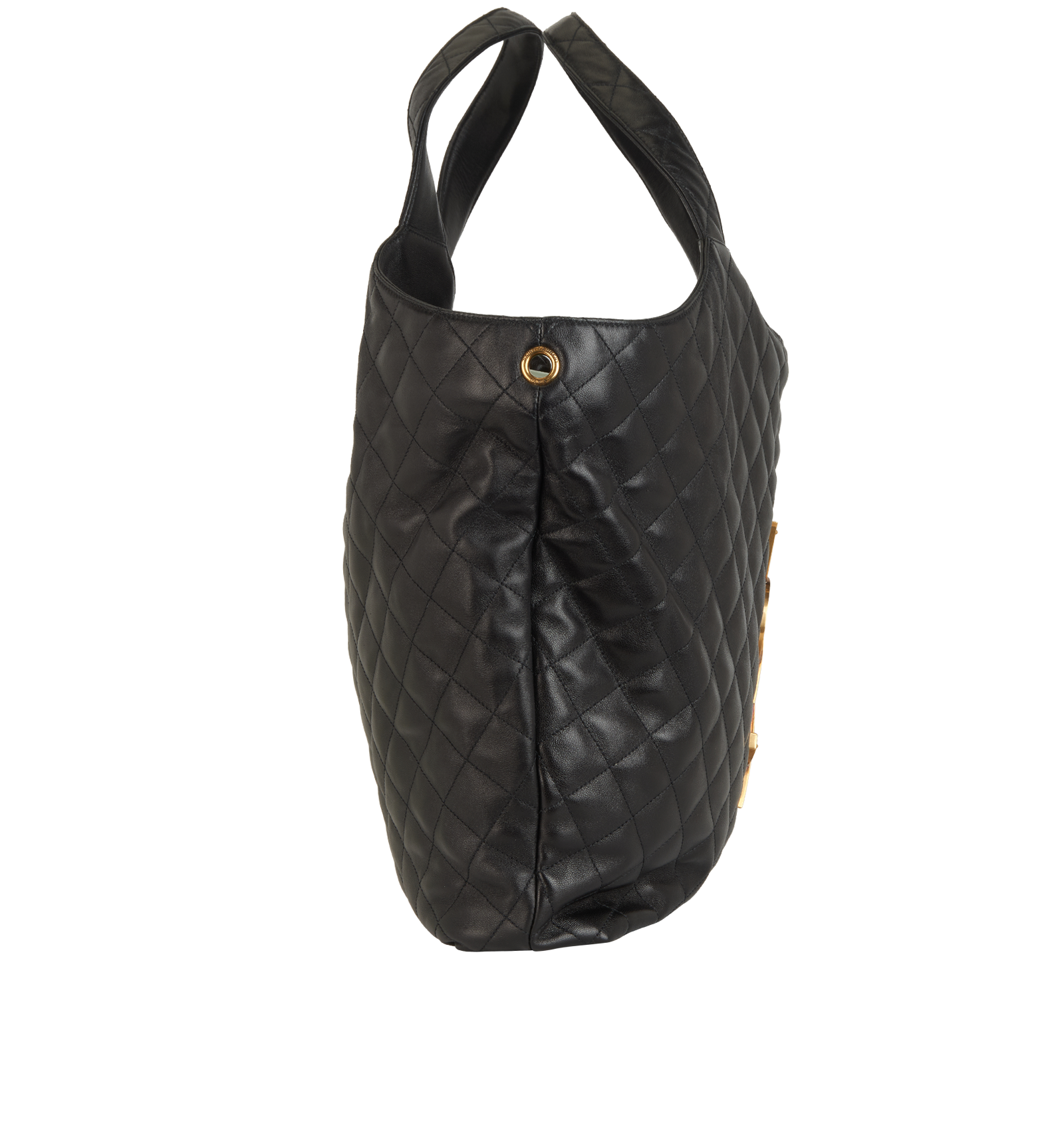 Icare, &pound;2,950, Handbags, Black, Leather, Side view